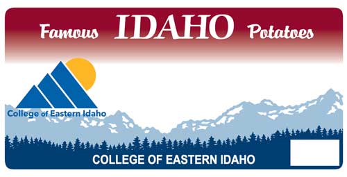 Idaho College of Eastern Idaho license plate