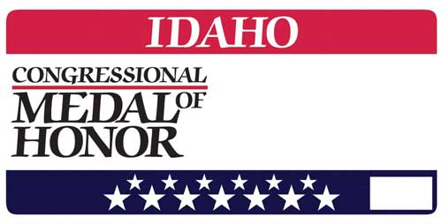 Idaho Medal of Honor license plate