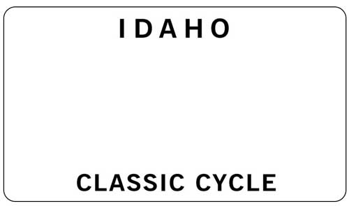Idaho Classic license plate